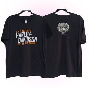 HARLEY-DAVIDSON MEN'S COTTON T-SHIRT WILD PRAIRIE EUC 2X XXL